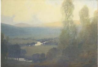 James Cadenhead, R.S.A., R.S.W. - Largo Law, Fife