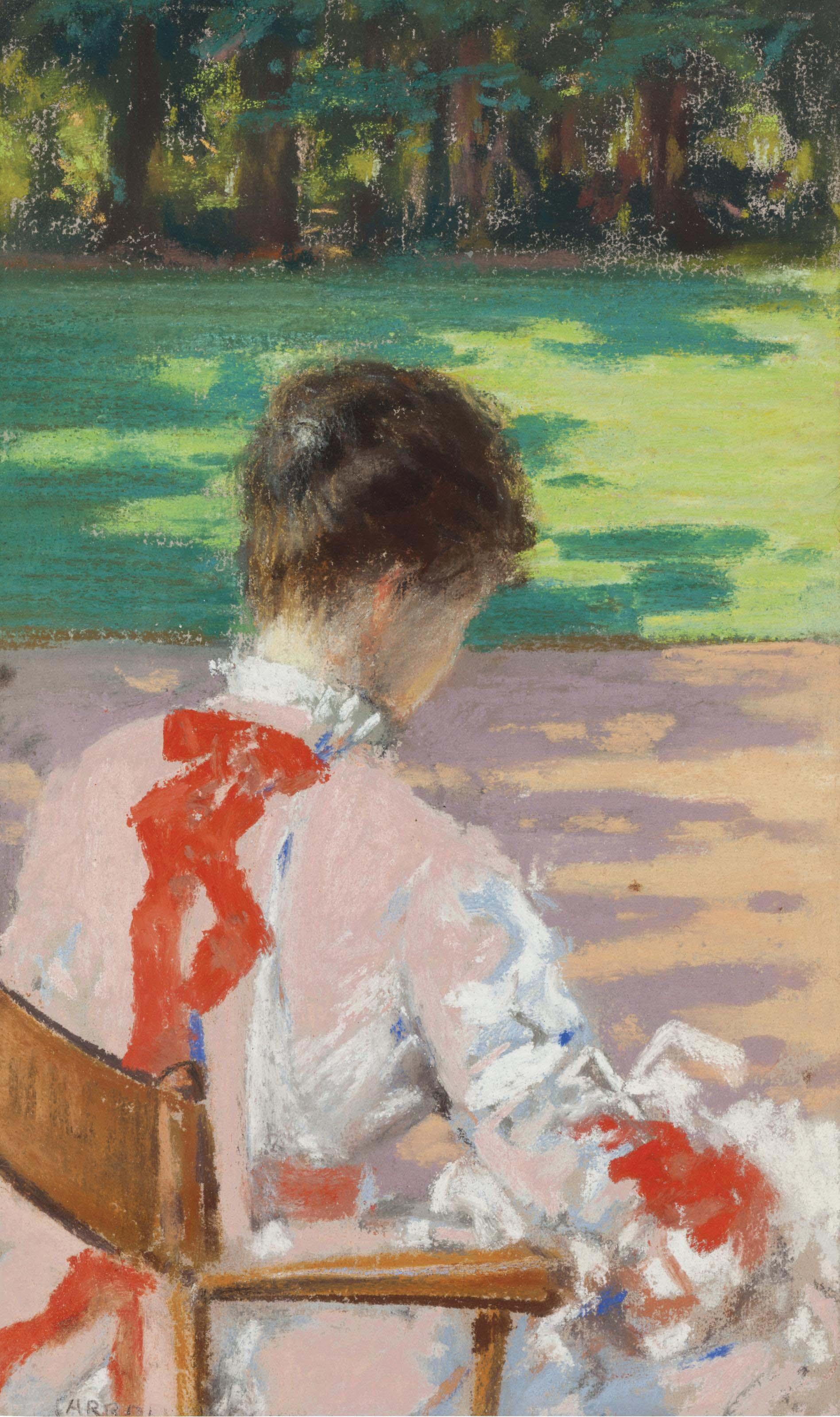 James Carroll Beckwith - A Study With Sunlight