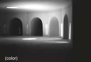 James Casebere - Converging Hallways From Right