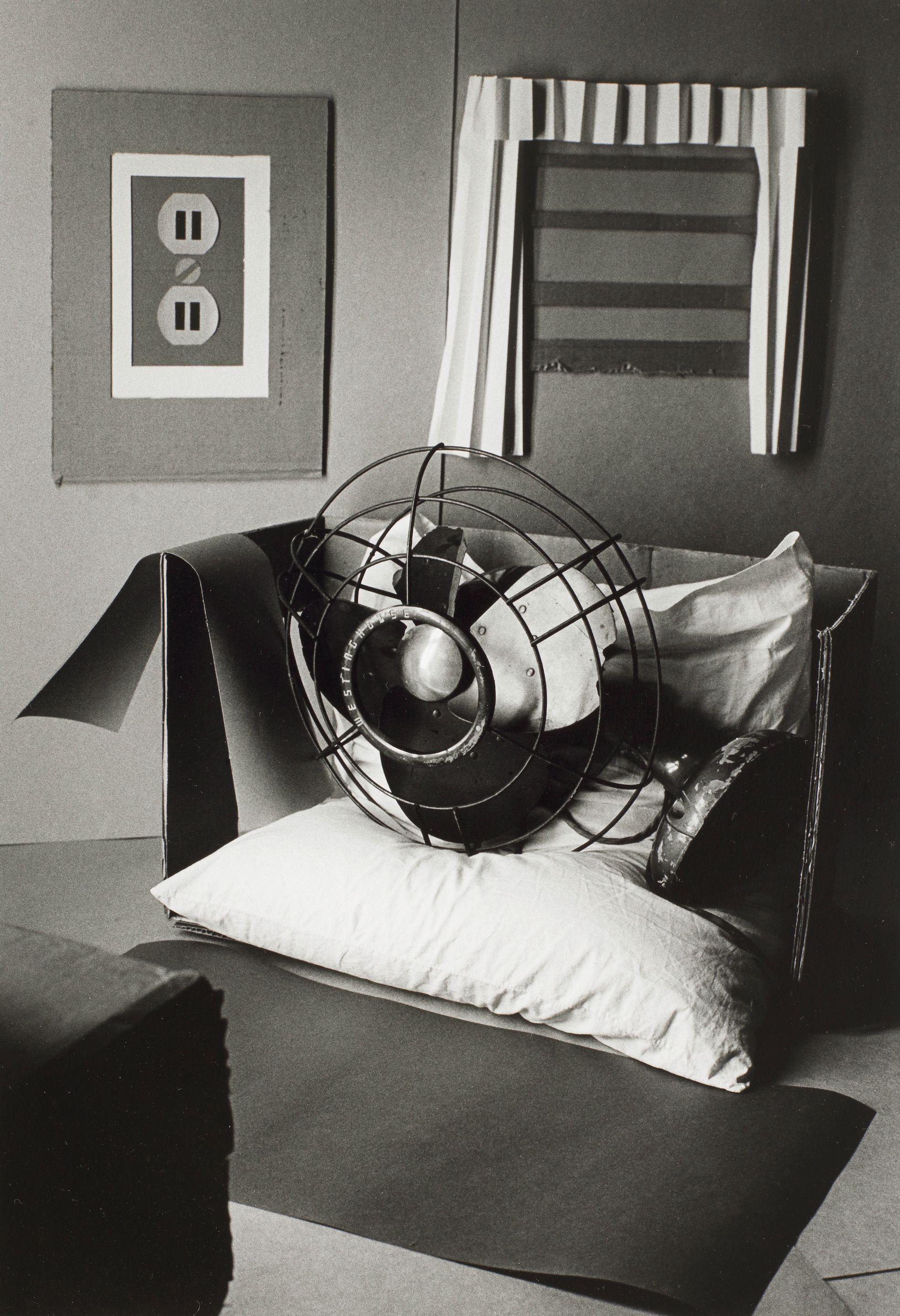 James Casebere - Fan As Eudemonist: Relaxing After An Exhausting Day at the Beach, 1975