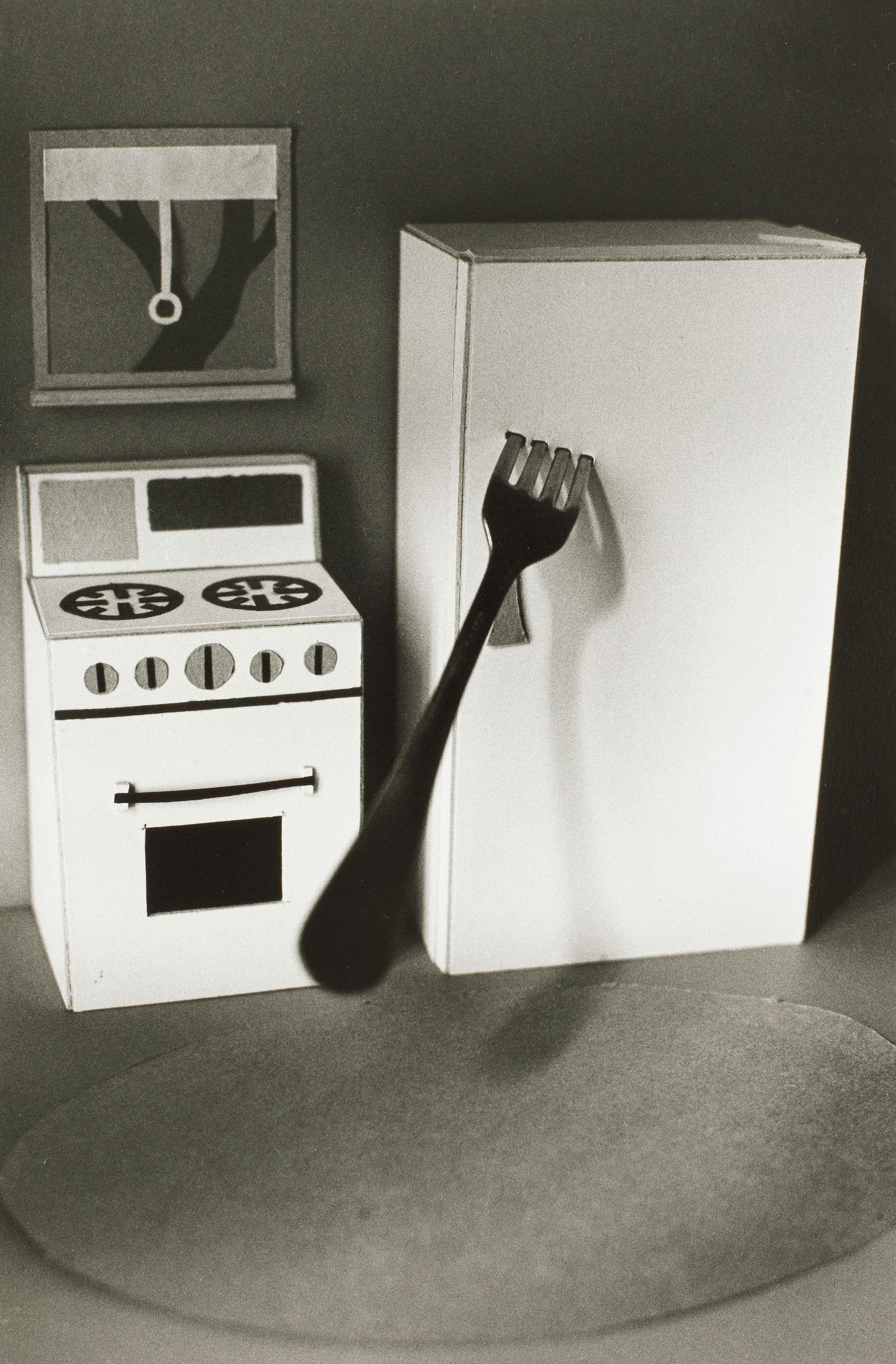 James Casebere - Fork In The Refrigerator, 1975