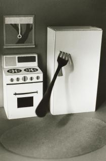 James Casebere - Fork In The Refrigerator, 1975
