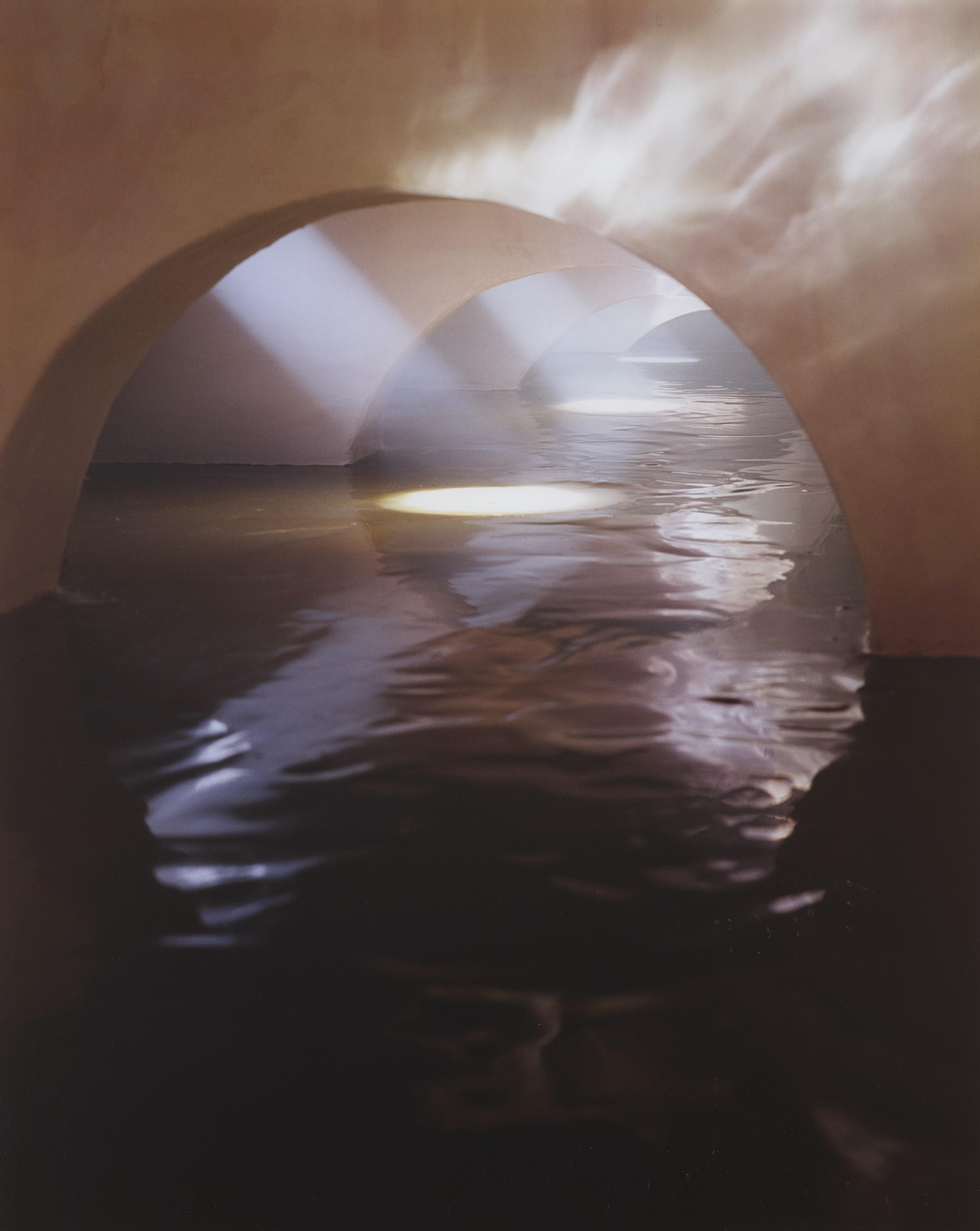 James Casebere - Four Flooded Arches from Right with Fog, 1999