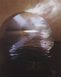 James Casebere - Four Flooded Arches from Right with Fog, 1999