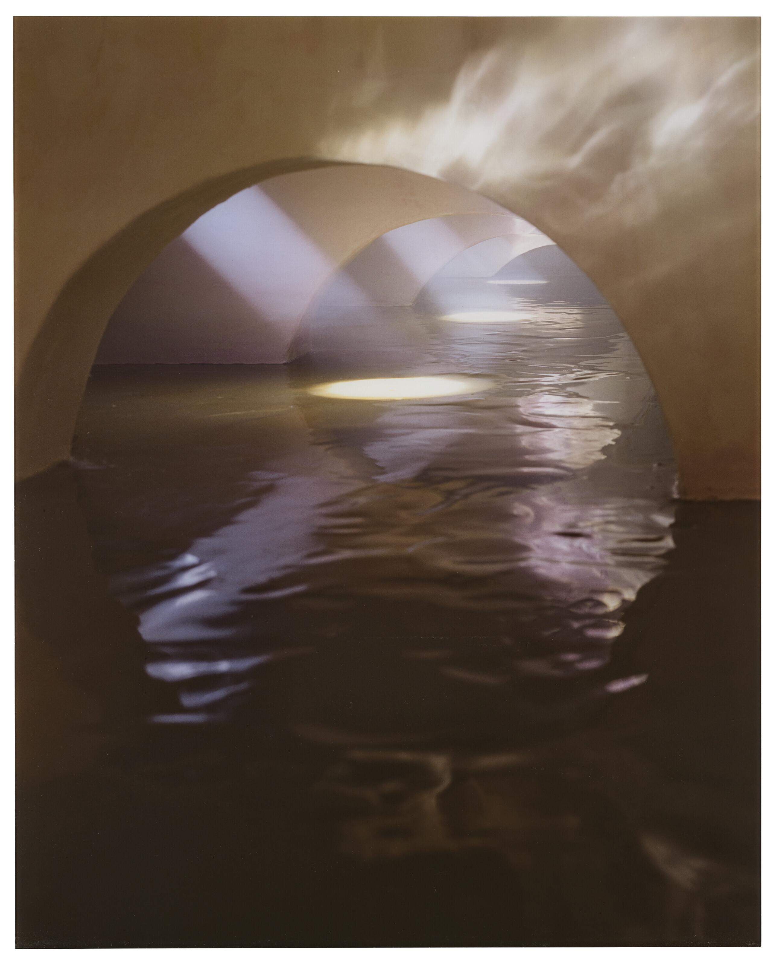 James Casebere - Four Flooded Arches from the Right with Fog