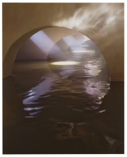James Casebere - Four Flooded Arches from the Right with Fog