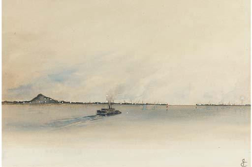 James Cassie, R.S.A., R.S.W. - Approaching Leith