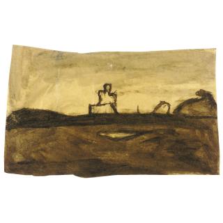 James Castle - Abstract Landscape