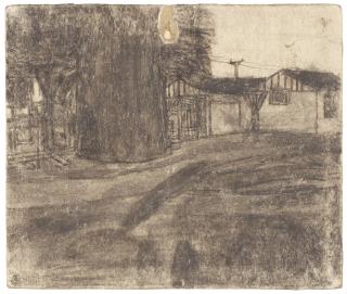 James Castle - Untitled (Farm Scene)