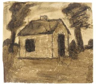 James Castle - Untitled (House)