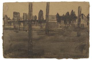 James Castle - Untitled (Landscape)