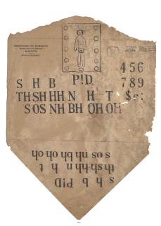 James Castle - Untitled (P!D / SED), double-sided