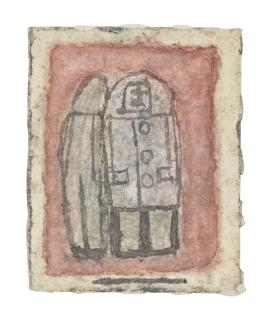 James Castle - Untitled (Two Figures)