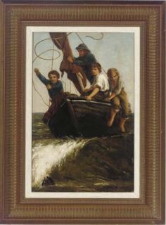 James Clarke Hook, R.A., H.F.R.P.E. - The landing party