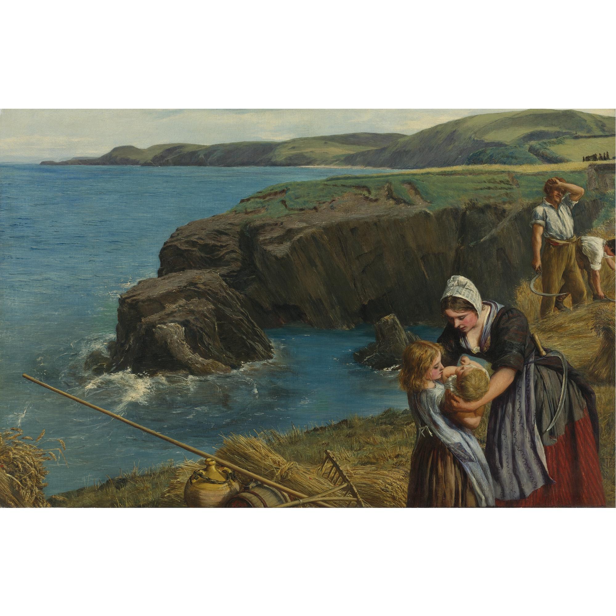 James Clarke Hook - British The Acre By The Sea