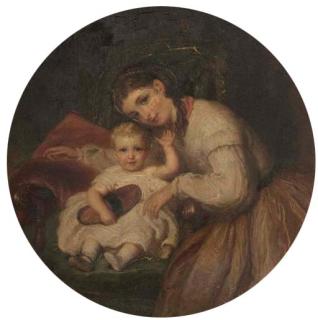 James Clarke Waite, R.B.A. - Here comes papa