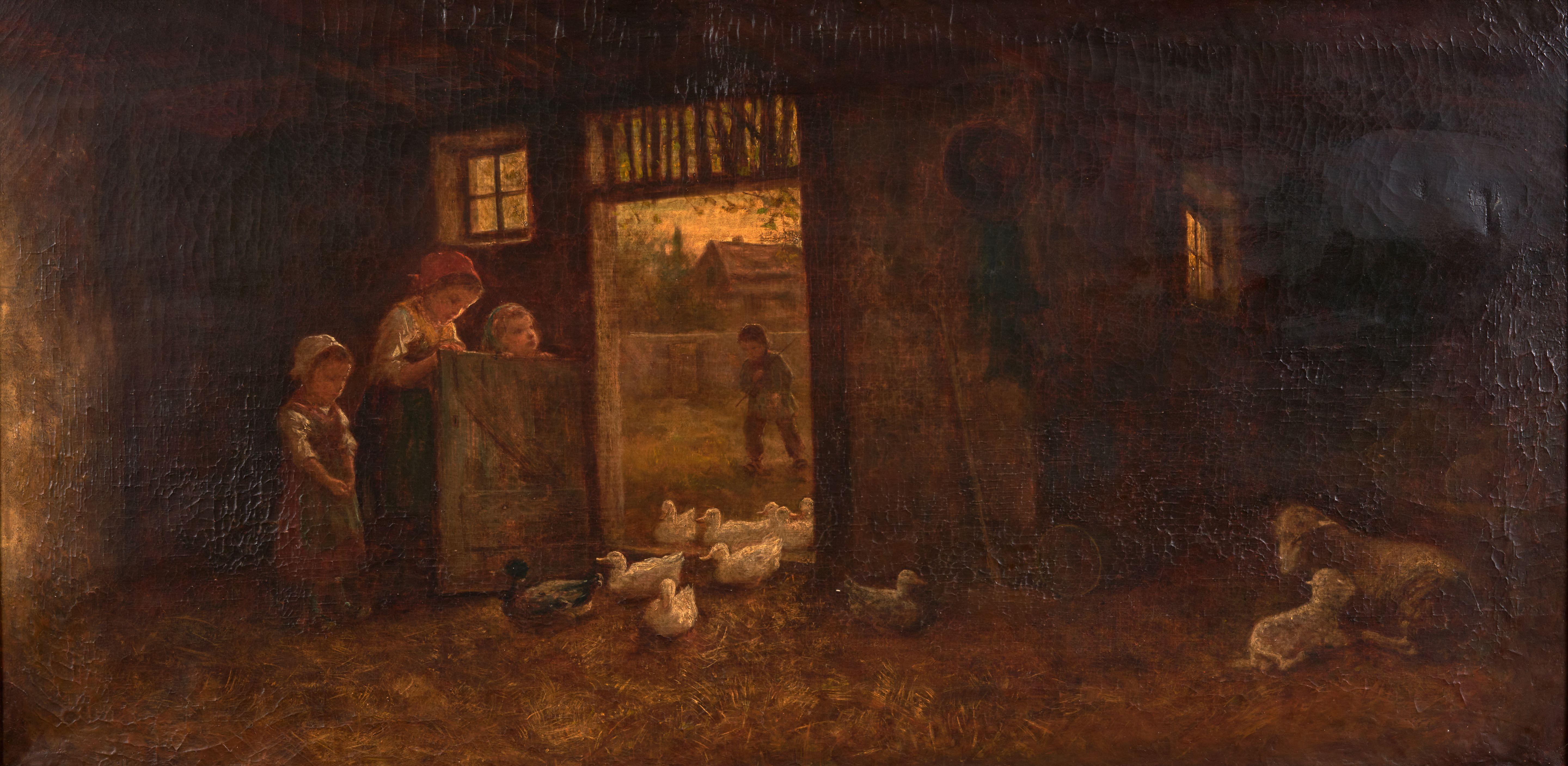 James Crawford Thom - Barn Chores