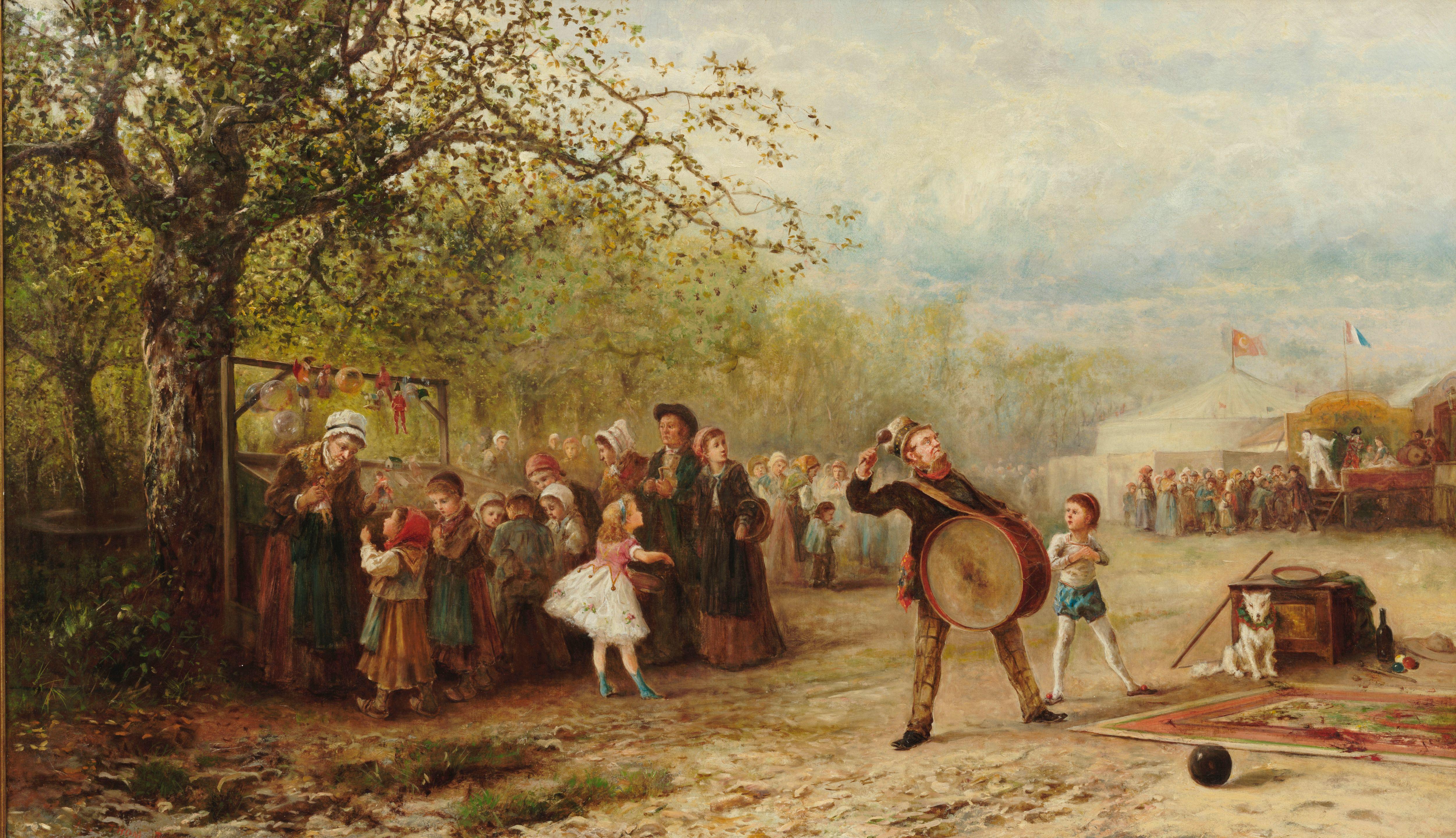 James Crawford Thom - Circus Scene