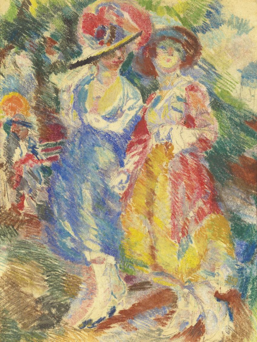 James Daugherty - Two Women; and Synchromist Study for \