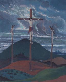 James Dickson Innes - Crucifixion
