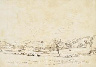 James Dickson Innes - Landscape with mountains