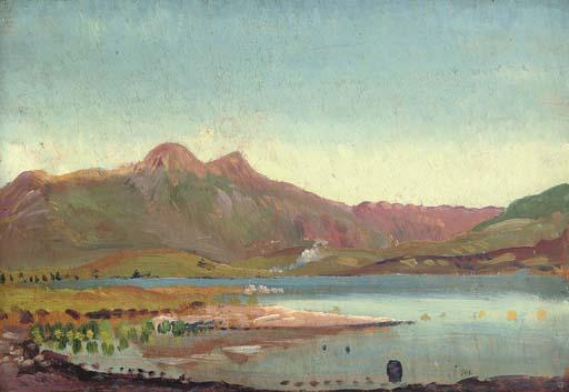 James Dickson Innes - Mountains And Lake, Wales