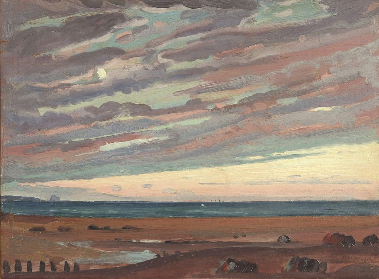 James Dickson Innes - Sea at Sunset