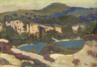 James Dickson Innes - The Blue Pool, Dorset