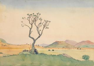 James Dickson Innes - The Lone Tree