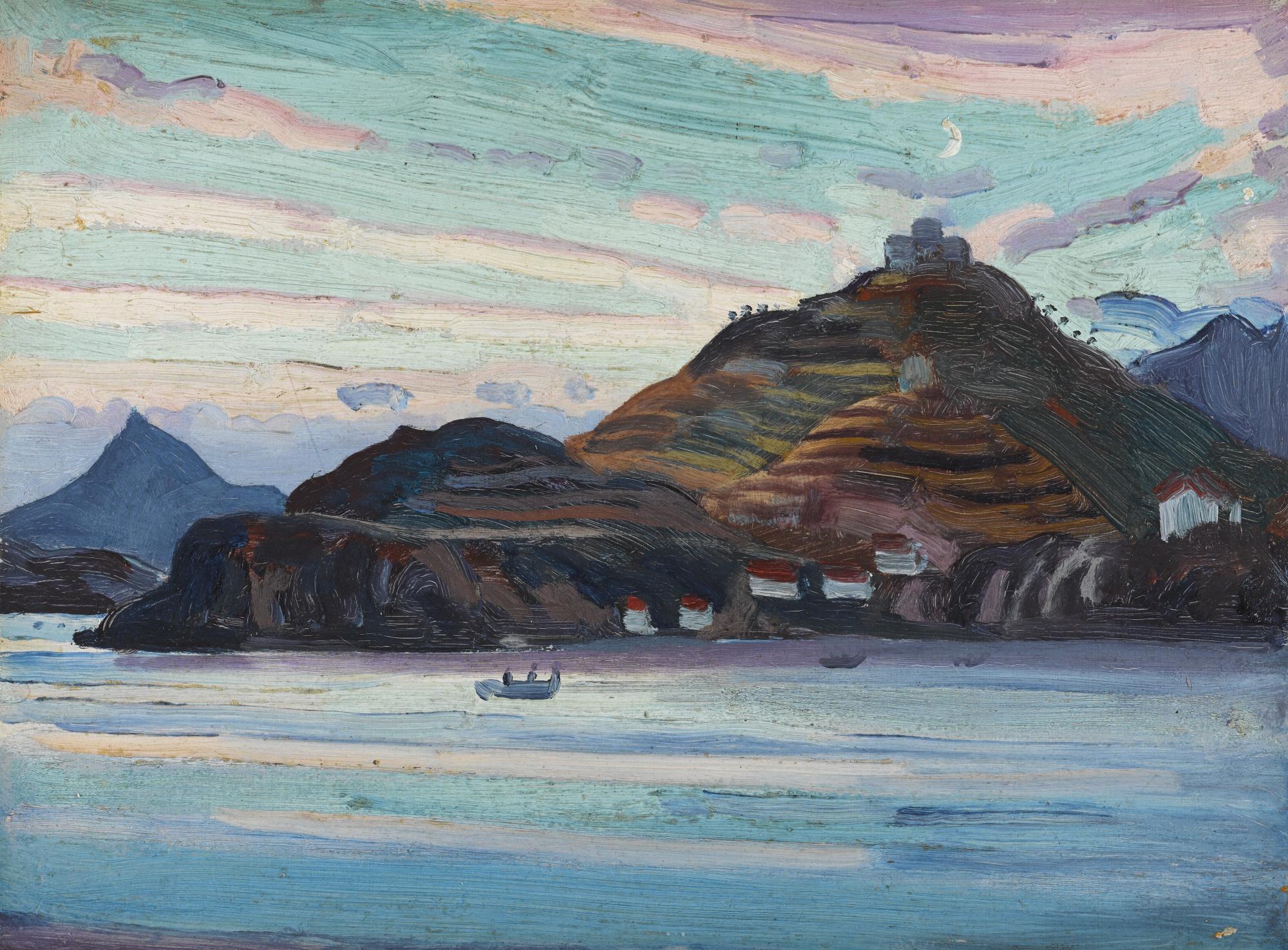 James Dickson Innes - The New Moon (Near Port Vendres)