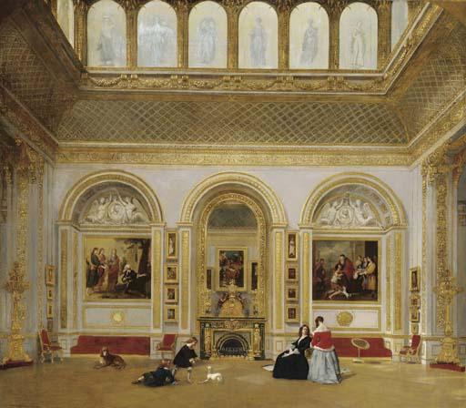 James Digman Wingfield - The Picture Gallery, Stafford House (now Lancaster House), St. James\'s, 1848