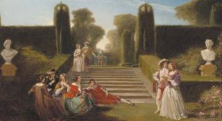 James Digman Wingfield - The Rehearsal, The Garden, Elvaston, Derbyshire