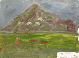 James Dixon - Miss Rodgers Driving the Cattle Home