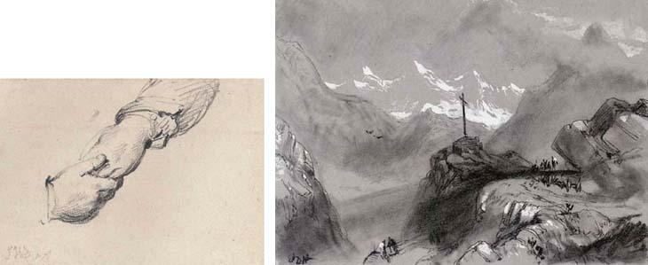 James Duffield Harding, O.W.S. - Croix d\'Aroletta, Val Savaranche, Piedmont