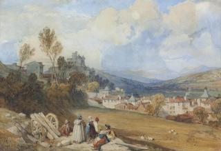 James Duffield Harding, O.W.S. - View in the South Tyrol