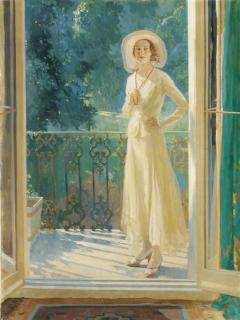 James Durden - On the balcony
