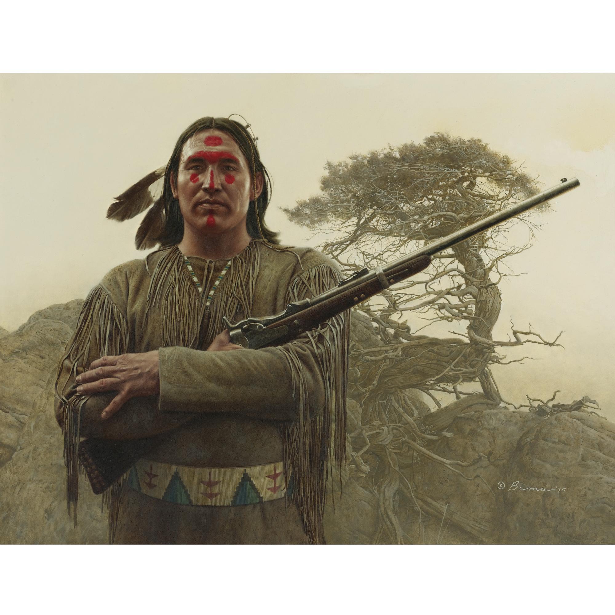James E. Bama - Southern Cheyenne Warrior