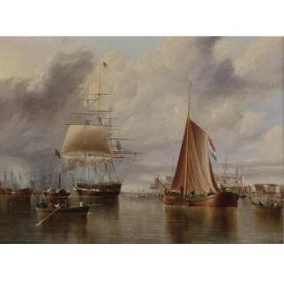 James Edward Buttersworth - Bound For The Sea