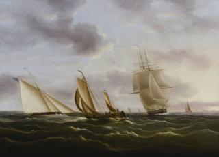 James Edward Buttersworth - Clearing Skies