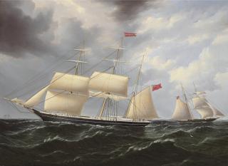 James Edward Buttersworth - Josephine with Ariel Behind