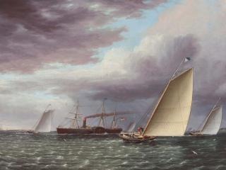 James Edward Buttersworth - Running for the Finish: Sloops Racing