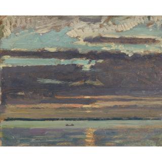James Edward Hervey Macdonald - Sunset, Lake Simcoe