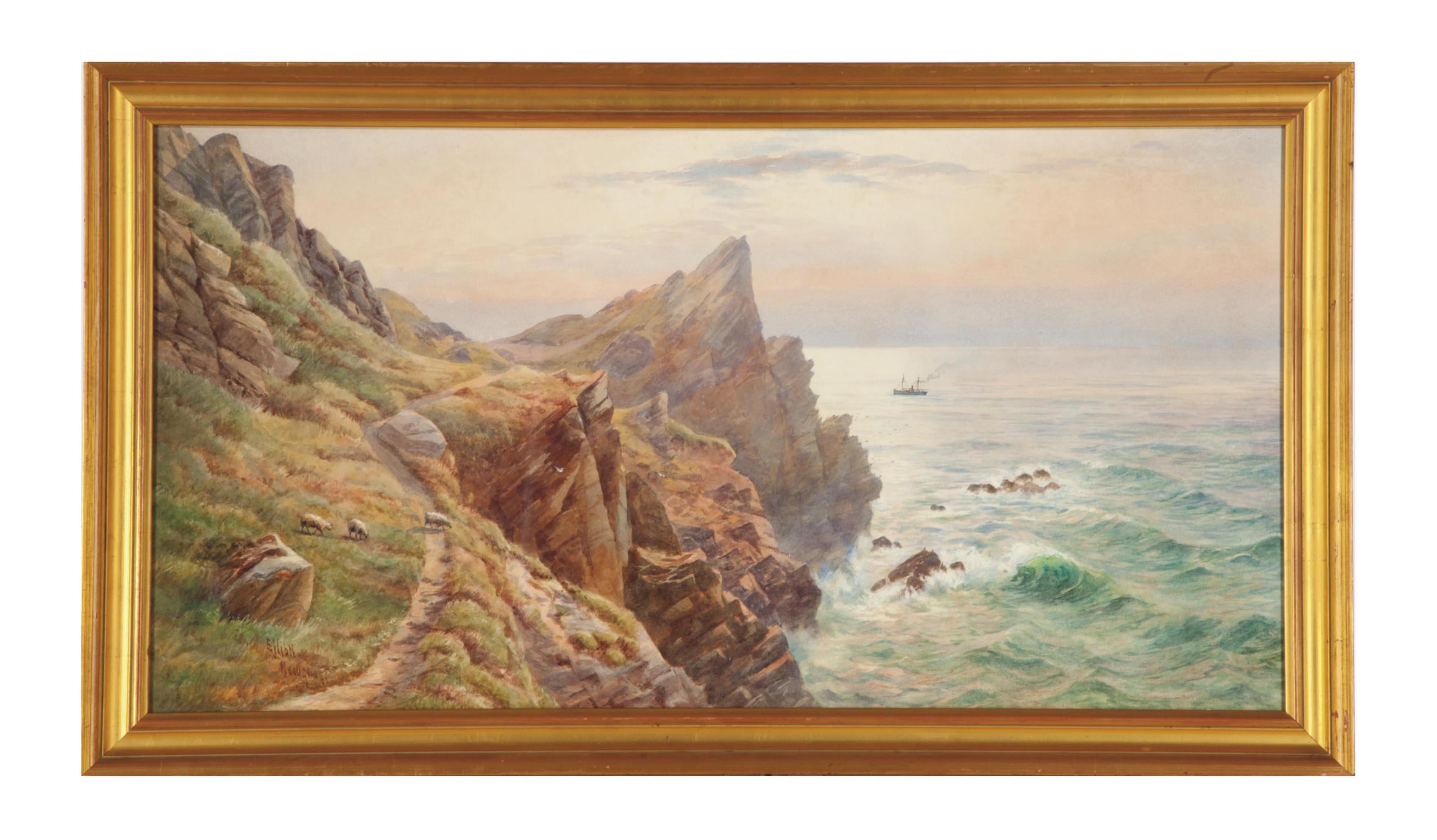 James Elliot - The coastline near Newquay