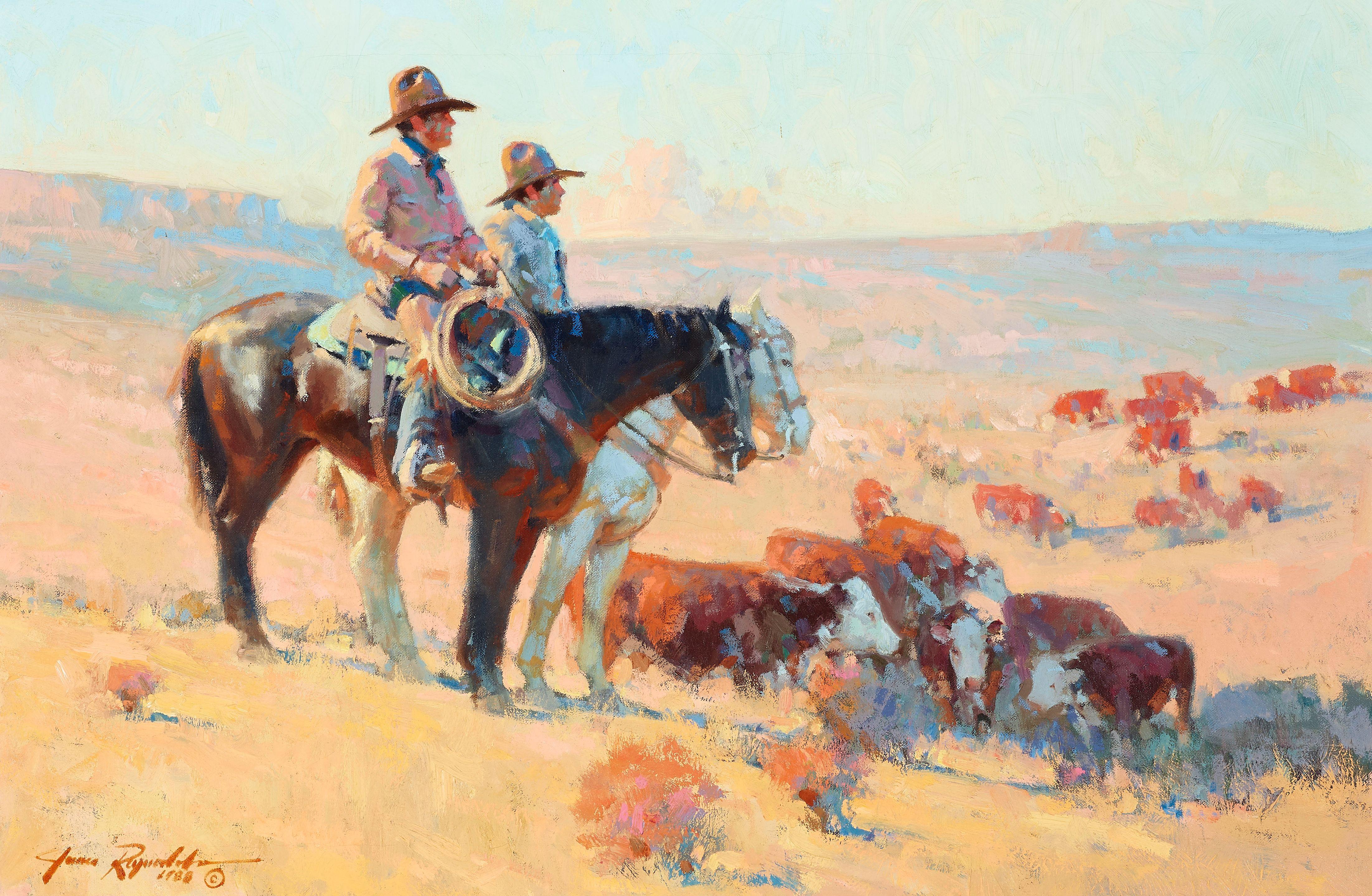 James Elwood Reynolds - Watching the Herd