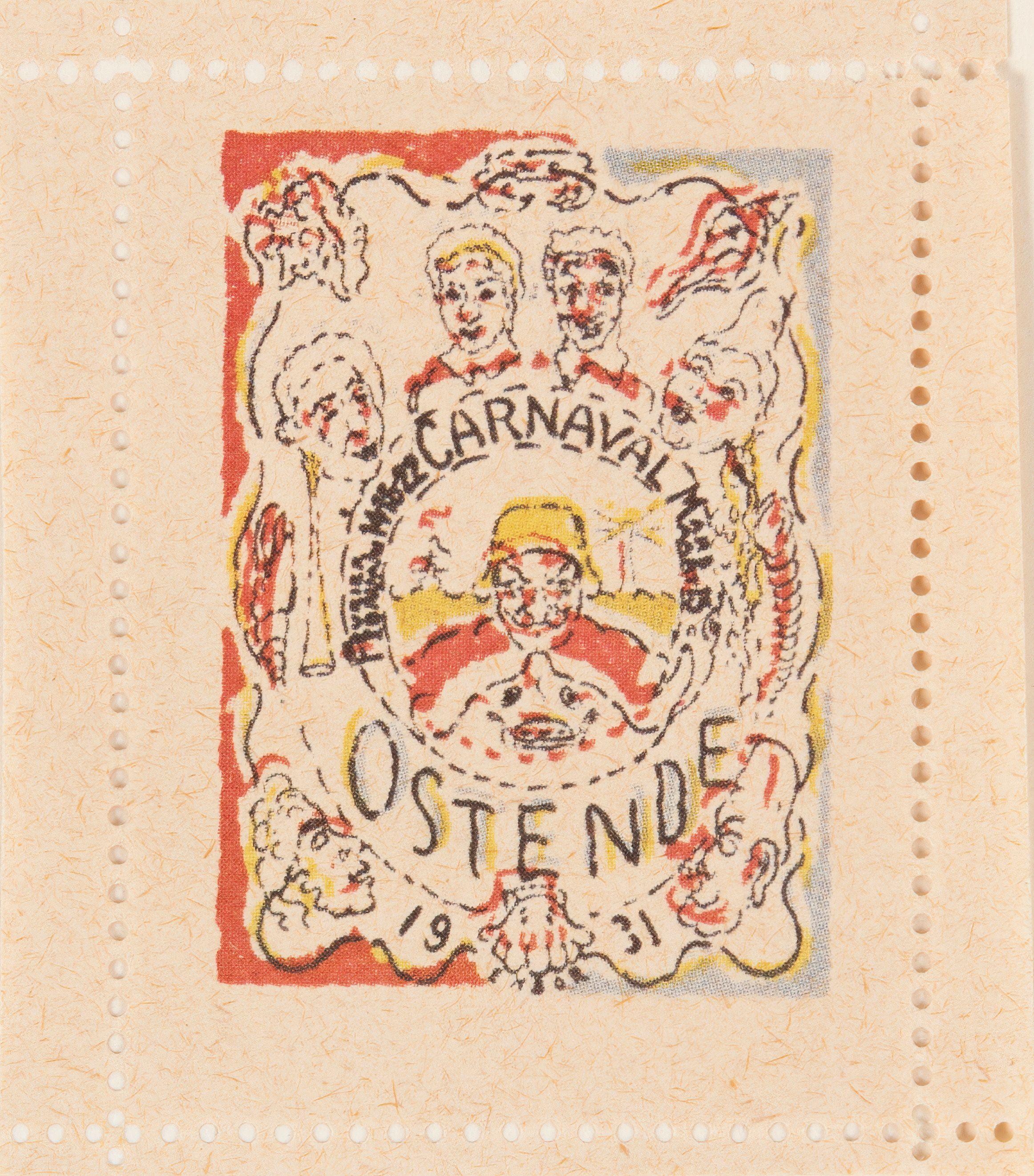 James Ensor - Carnaval Ostende, 1931