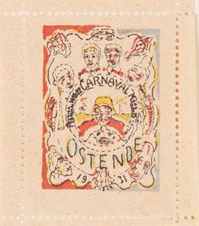 James Ensor - Carnaval Ostende, 1931