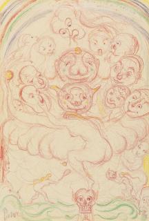James Ensor - Composition À L\'Arc En Ciel Ou La Nuit De Walpurgis