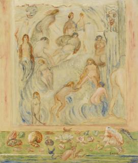 James Ensor - Coquilles, Croupes Et Mollusques