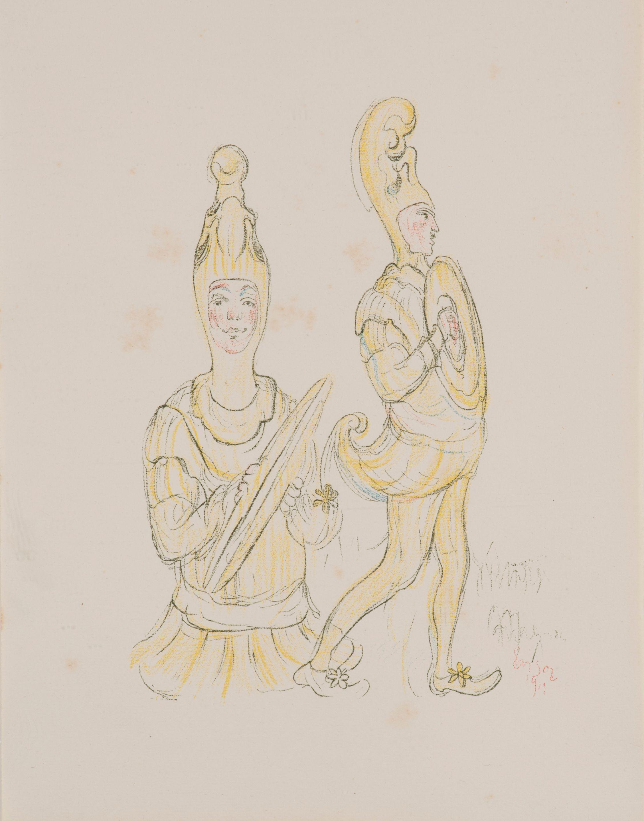 James Ensor - Cymbaliers (La gamme d\'Amour), 1929