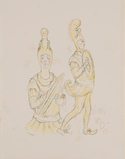 James Ensor - Cymbaliers (La gamme d\'Amour), 1929